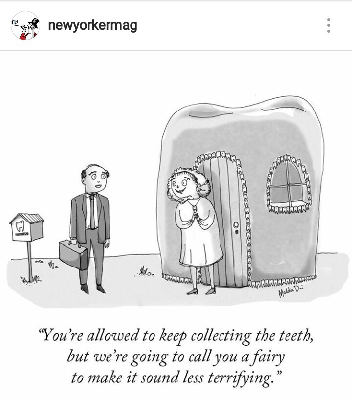 Recent New Yorker Cartoon about the Tooth Fairy